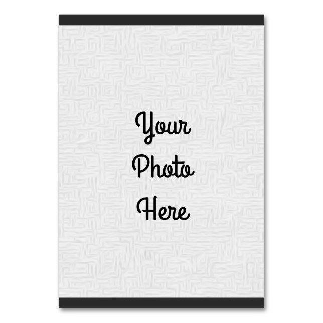 Add your Photo/Design - Table Number (Front)