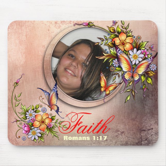 Add your Photo Faith # 4 Mousepad (Front)