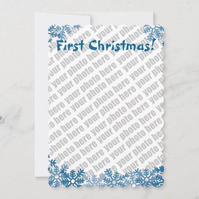 Add Your Photo Holiday Card (Front)