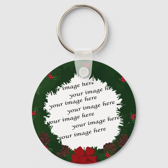 Add your photo key ring (Front)