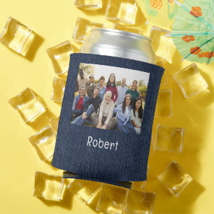 Add Your Photo, Logo Name Class Family Reunion Can Cooler