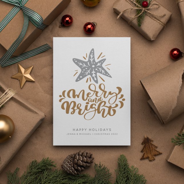 ADD YOUR PHOTO | Merry and Bright Invitation (Creator Uploaded)