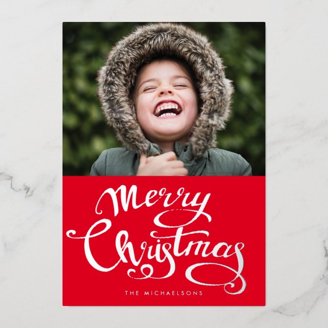 ADD YOUR PHOTO | Merry Christmas (Front)
