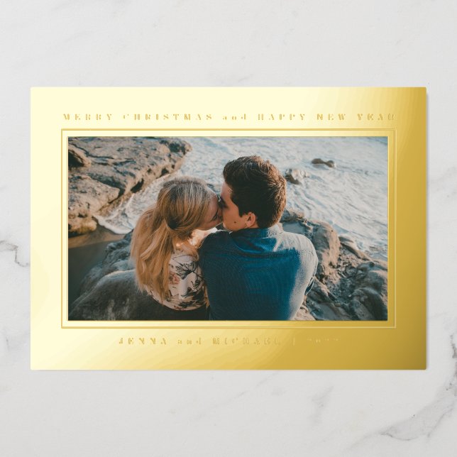 ADD YOUR PHOTO | Merry Christmas & Happy New Year (Front)