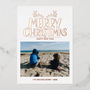 ADD YOUR PHOTO Merry Christmas & Happy New Year