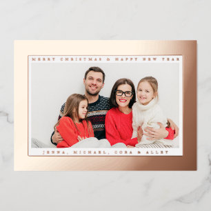 ADD YOUR PHOTO Merry Christmas & Happy New Year
