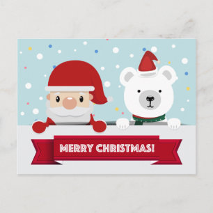 Add Your Photo   Merry Christmas Postcard