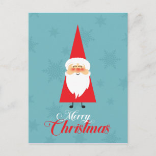 Add Your Photo Merry Christmas Santa Postcard
