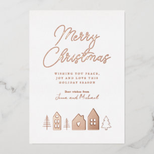 ADD YOUR PHOTO Merry Christmas Town