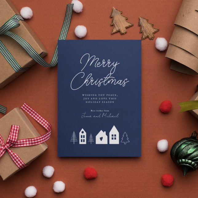 ADD YOUR PHOTO | Merry Christmas Town Invitation (Creator Uploaded)