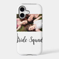Add your photo name bridesmaid squad bride party