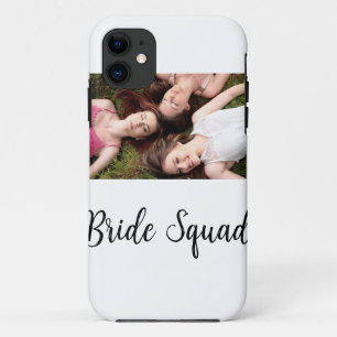 Add your photo name bridesmaid squad bride party  Case-Mate iPhone case
