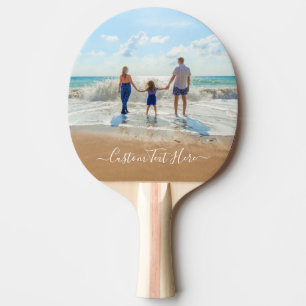 Add Your Photo Ping Pong Paddle with Custom Text