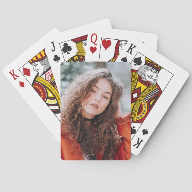 ADD YOUR PHOTO PLAYING CARDS (Back)