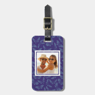 Add Your Photo   Purple Butterflies Luggage Tag