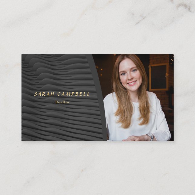 Add Your Photo Real Estate Consultant Appointment Card (Front)