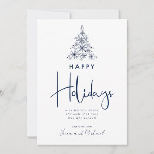 ADD YOUR PHOTO   Snowflake Tree Invitation