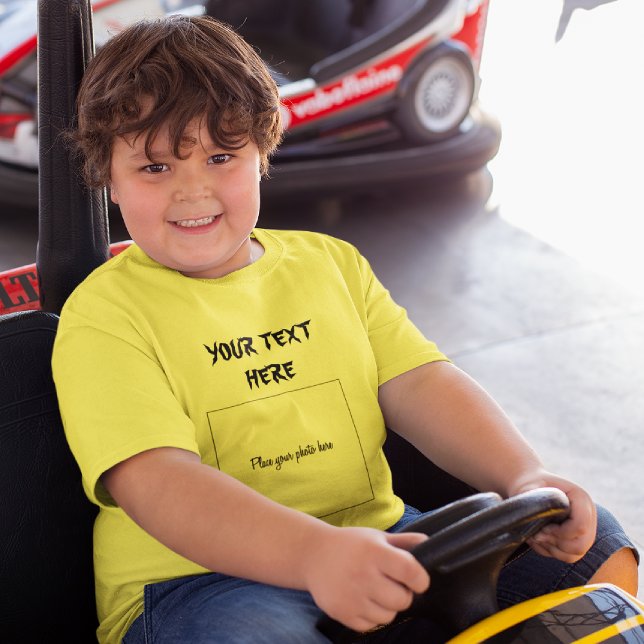 Add Your Photo-Text Halloween, Kids-Youth T-Shirt (Creator Uploaded)