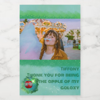 Add Your Photo Thankful Galaxy Labels