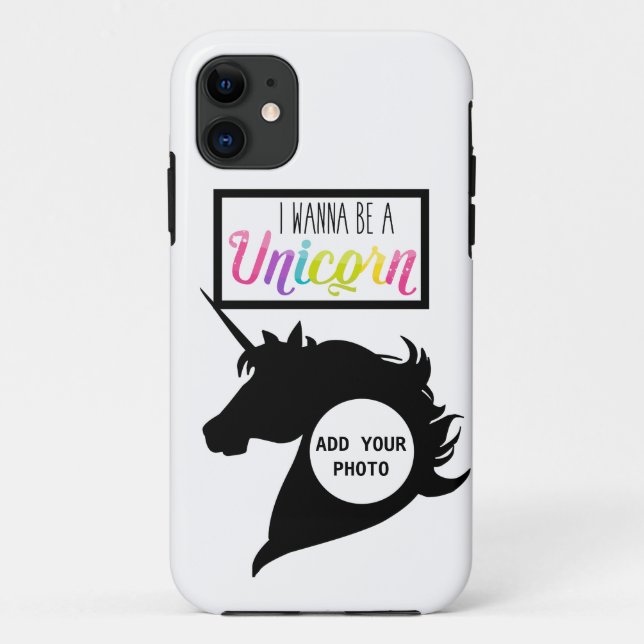 ADD YOUR PHOTO - Tough Apple iPhone 11 Case (Back)