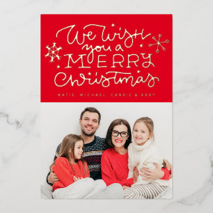 ADD YOUR PHOTO We Wish You A Merry Christmas Fo