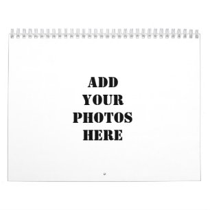 Add your photos here calendar