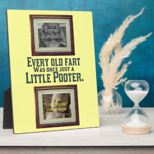 Add Your Photos - Old Fart and Little Pooter Plaque