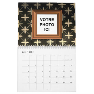 Add Your Photos Switzerland French 2026 Vintage Calendar