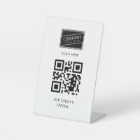 Add Your QR Code and Business Logo