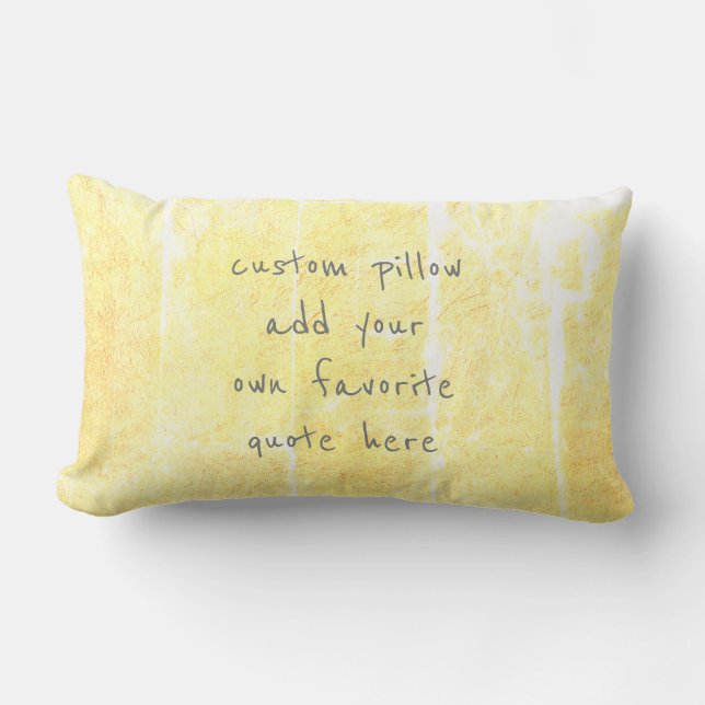 add your quote pillow distressed style home decor (Front)