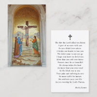 Add Your Religious Image Prayer Card