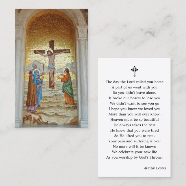 Add Your Religious Image Prayer Card (Front/Back)