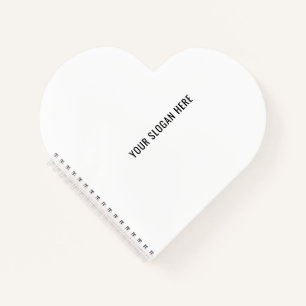 Add Your Slogan or Quote to Minimalist Modern Notebook