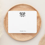 Add Your Tennis Club Name Sports Coach Office Thank You Card<br><div class="desc">Easily customise this thank you card by adding your club or society name by clicking the "Personalise" button. You can change the background, fonts, and card colour by clicking the "Edit with Design tool". Perfect for any club, business, or school society. Order as many or as fewer as required. There's...</div>
