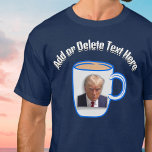 Add Your Text Donald Trump Mug Shot USA Political T-Shirt<br><div class="desc">Add Your Text US President Donald Trump Mug Shot T-Shirt</div>