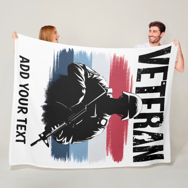 Add Your Text   - Fleece Blanket, 60"x80" Blanket (In Situ)