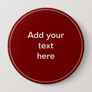 Add Your Text Here - TEMPLATE 10 Cm Round Badge