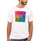 Add Your Text Image Business Logo Photo Men's