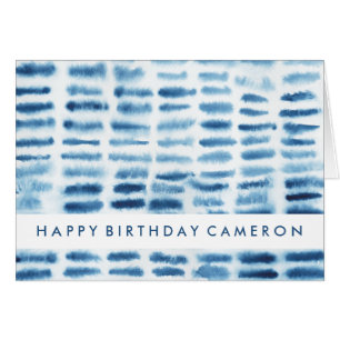 Add Your Text Indigio Watercolor Print