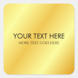 Add Your Text Name Monogram Custom Template Square Sticker