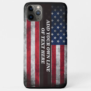 Add your text on American flag  Case-Mate iPhone Case