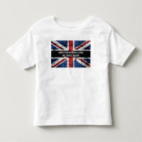 Add your text on English flag Throw Pillow