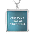 ADD YOUR TEXT OR PHOTO HERE-NECKLACE