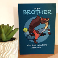 Add Your Text Pine Marten Tennis Hot Dog Cartoon