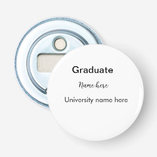 add your text simple graduate add school name cong bottle opener
