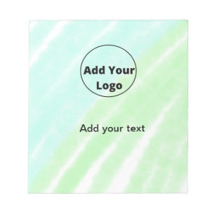 add your text simple minimal custom add your logo notepad