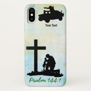 Add Your Text Soldier iPhone X Case