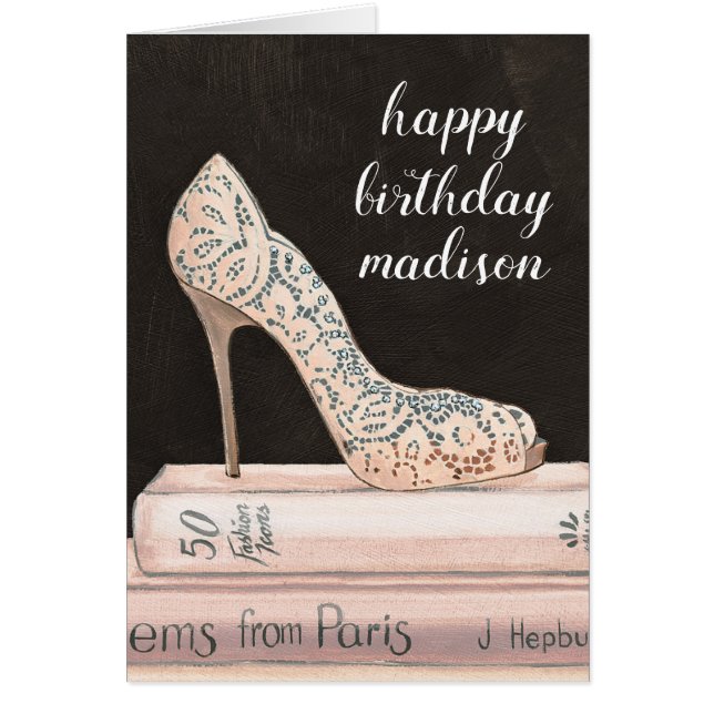 Add Your Text | Wild Apple | Elegant High Heel Fas (Front)