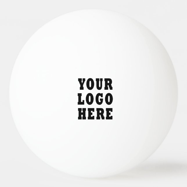 Add Your Website Business Professional Logo Ping Pong Ball (Back)