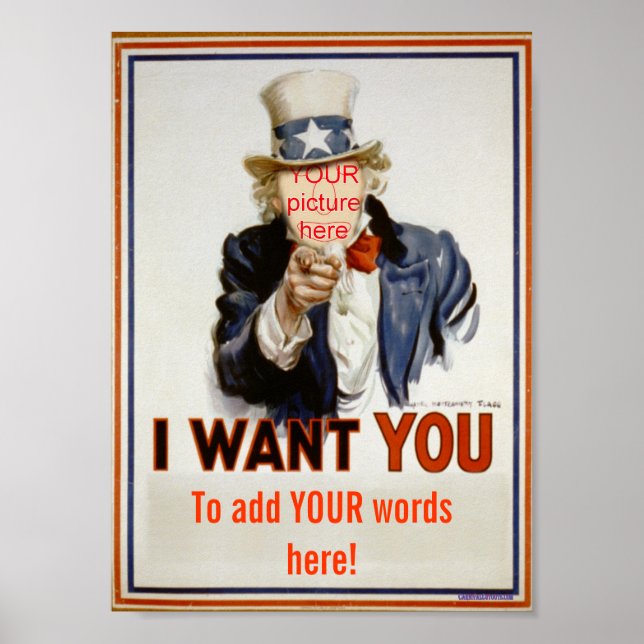 "add YOUR words"  Poster (Front)